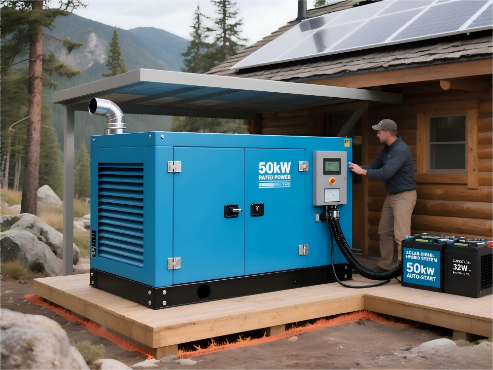 What can a 50 kW generator power?